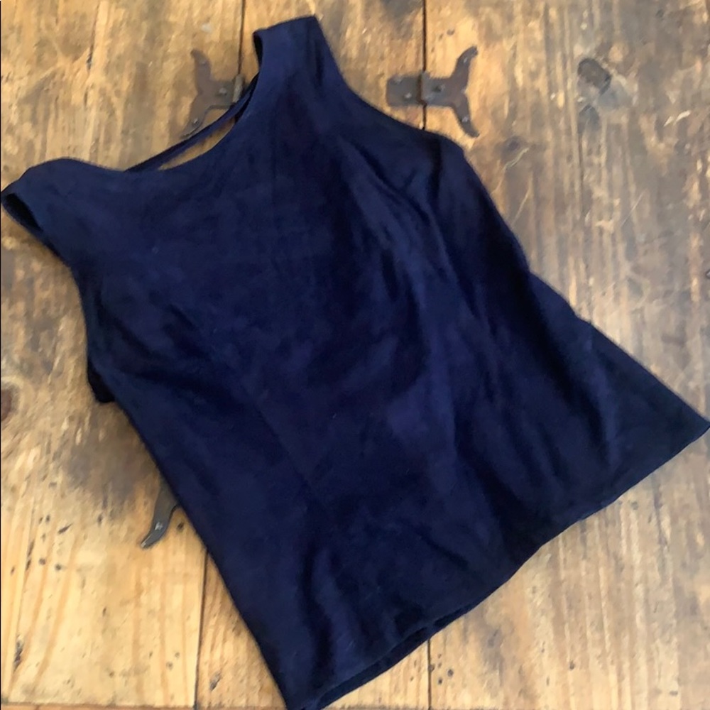 Suede top